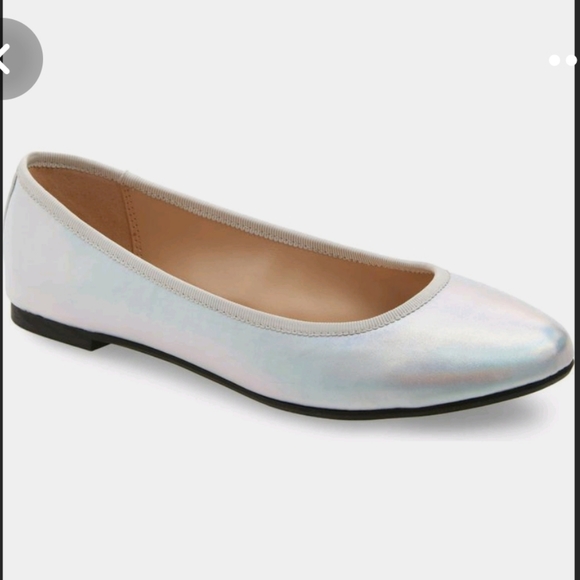 BP Bianca Iridescent Ballet Flats - Picture 1 of 7